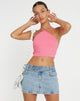 Bild von Janli Crop Top in Neon Pink