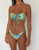 Bild von Farida Bikini-Unterteil in Blau Aquarell Floral