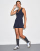Image of Ristia Minikleid in Marineblau Tailoring