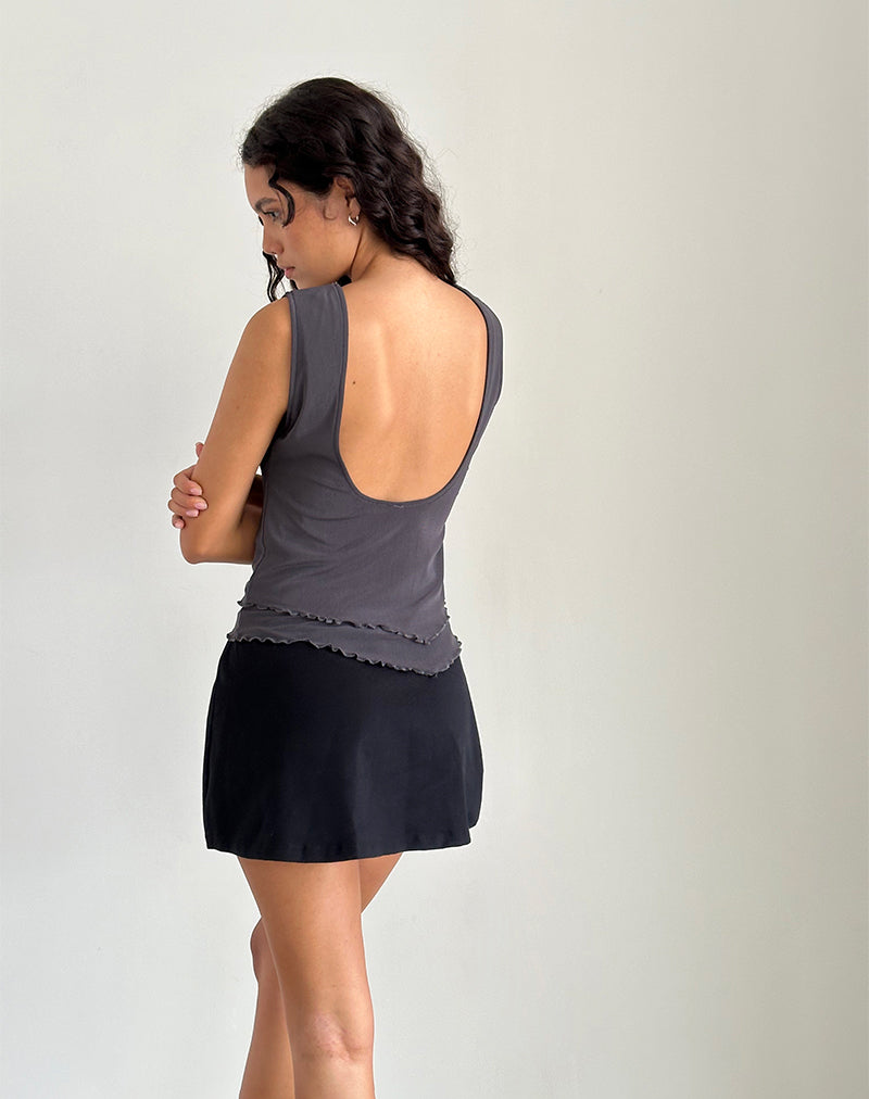 Rochie Asymmetrisches Top aus Mesh Ocean Storm