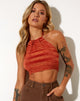 Bild von Roena Crop Top in Space Dye Tangerine Strawberry