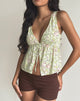 Image of Ronia Top in Blooming Lily Grün