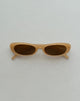 Image of Rotu Rectangle Sonnenbrille in Opaque Tan