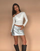 Bild von Rwila Rock in Metallic PU Silber