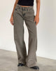 Bild von Roomy Extra Wide Low Rise Jeans in Earthy Blue