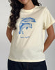 Bild von Saki Tee in Buttermilch mit Better Together Slogan