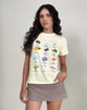 Bild von Saki Tee in Buttermilch Heilstein Horoskop Druck
