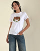 Bild von Saki Weißes Tee mit Kitty-Aufdruck