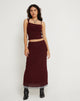 Bild von Tresha Maxirock aus Mesh Burgundy