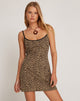 Bild von Samiya Riemchen-Minikleid in Mini Cheetah