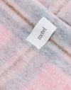 Wolle gebürstet stricken rosa Check