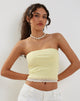 Bild von Seka Bandeau Mesh Top in Lemon