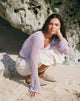 Bild von Septa Cropped Strickjacke in Flieder