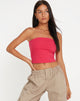 Abbildung von Shae Bandeau Top in Fuschia Pink
