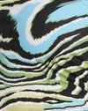 Verzogenes Zebra Blau