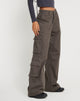 Abbildung der Shan Wide Leg Trouser in Dunkelgrau