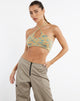 Bild von MOTEL X JACQUIE Sheira Crop Top in Mix Space Dye Multi Farbe