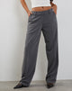 Abbildung der Sirkia Low Rise Tailored Trouser in Charcoal