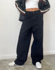 Bild von Skater Low Rise Jean in Rinse Schwarz
