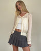 Bild von Solana Leichter Strickcardigan in Elfenbein