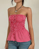 Bild von Soter Top in Red Gingham