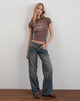 Bild von Sutin Tee in Muskatnuss Floral Pailletten