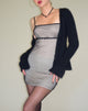 Bild von Tabana Minikleid aus schwarzem Mesh