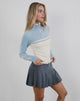 Bild von Talya Jacke in Panel Blau mit Weiß