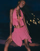 Bild von Daco Wasserfall Minirock in Rose Crinkle