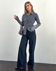 Image of Tarsi Hemd in Monostreifen Navy