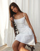Image of Tasma Korsett-Top aus gewebter Broderie Weiß