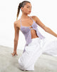 Bild von MOTEL X JACQUIE Tenya Cami Top in Mix Space Dye Knit Lilac