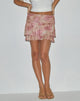 Bild von Teo Minirock in Smoky Floral Pfirsich
