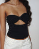 Bild von Tifose Bandeau-Twist Front Top in Schwarz