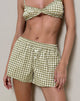 Image von Laboxe Shorts in Olive Gingham