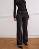 Image von Tova Tie Tailoring Hose in Schwarz