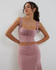 Bild von Ulani Crop Top in Dusty Pink