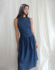 Bild von Uretta Maxikleid in Denim Indigo