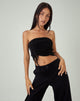 Bild von MOTEL X JACQUIE Verena Bandeau Top in Schwarz