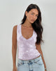 Image of Wespiser Top aus Pailletten Soft Purple
