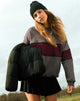 Bild von Samara Sweatshirt in Cloudburst Oxblood Schwarz
