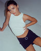 Bild von Manchi Mini Rock in Schwarz Diamante Schnalle