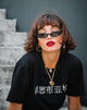 Bild von Oversize Basic Tee in Rebel Girls Schwarz