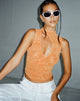 Abbildung von Herti Top in Mixed Animal Flock Orange