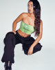 Bild von Bandira Bandeau Top in Pailletten Solarized Grün