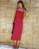 Bild von Sky Midikleid in Tangorot