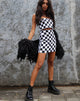 Bild von Villy Crop Top in Checker Board Medium S/W