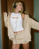 Bild von MOTEL X OLIVIA NEILL Caena Top in Rib Star Weiß