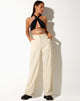 Image of Abner Hose mit weitem Bein in Tailoring Cream