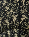 Barocke Putte Schwarz und Gold